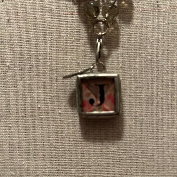 J initial necklace - Picture 2 of 5